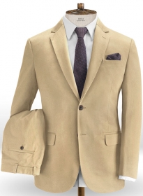 Khaki Fine Twill Suit