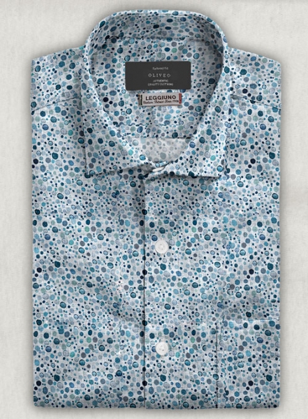 Leggiuno Linen Ello Shirt - Half Sleeves
