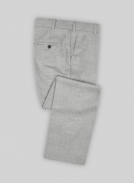 Stretch Light Gray Wool Pants Stretch Light Gray Wool Pants