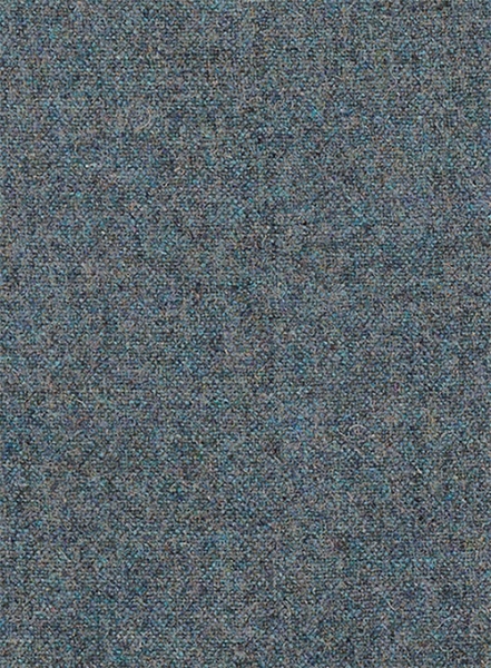 French Blue Tweed Overcoat