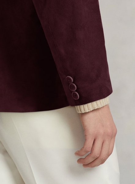 Grapevine Suede Leather Blazer