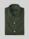 Forest Green Stretch Poplene Shirt
