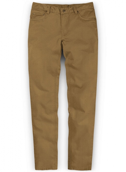 Heavy Dark Khaki Chino Jeans