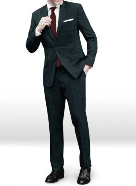 Napolean Gun Blue Wool Suit