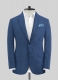 Azure Blue Linen Suit