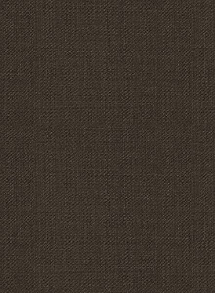 Napolean Sharkskin Dark Brown Wool Pants