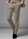 Scabal Boston Khaki Wool Pants