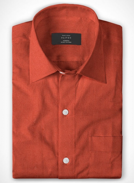 Cotton Stretch Herringbone Spiezi Shirt - Full Sleeves