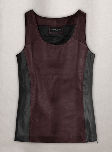 Leather Vest Tank Top