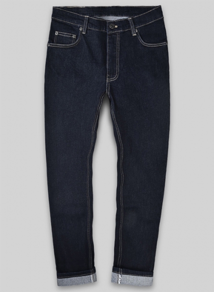 Velston Blue Indigo Wash Stretch Jeans