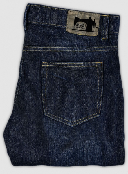 Italian Denim Hard Wash Whisker Jeans