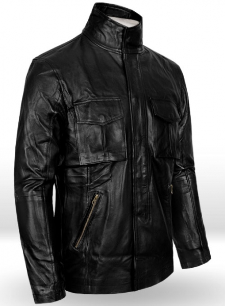 Black Leather Jacket # 126