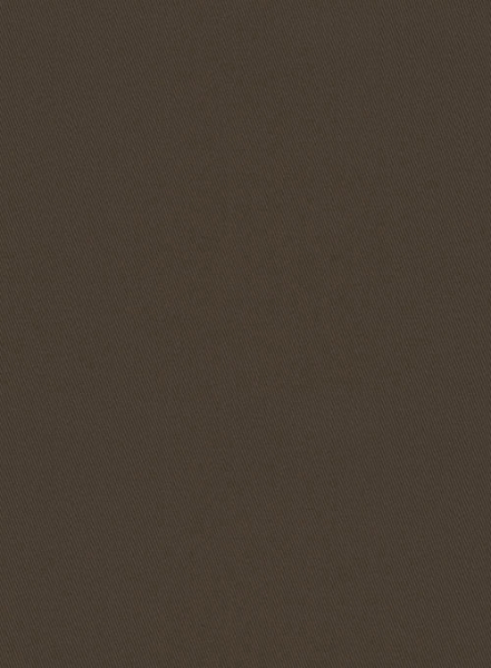 Dark Brown Stretch Chino Suit