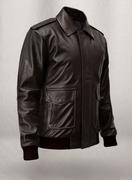 Dark Brown Sylvester Paradise Alley Leather Jacket