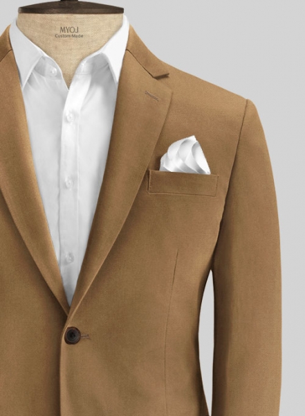 Stretch Summer Tan Chino Jacket