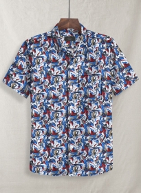 Italian Panti Cotton Shirt - Half Sleeves