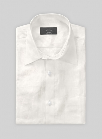 Pure Natural Linen Shirt - Half Sleeves