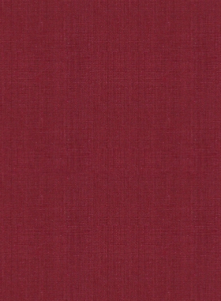 Moscow Maroon Pure Linen Pants