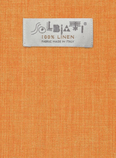 Solbiati Orange Linen Shirt