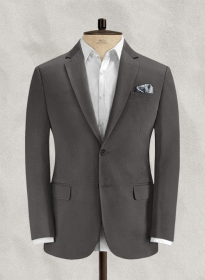 Charcoal Gray Stretch Chino Jacket