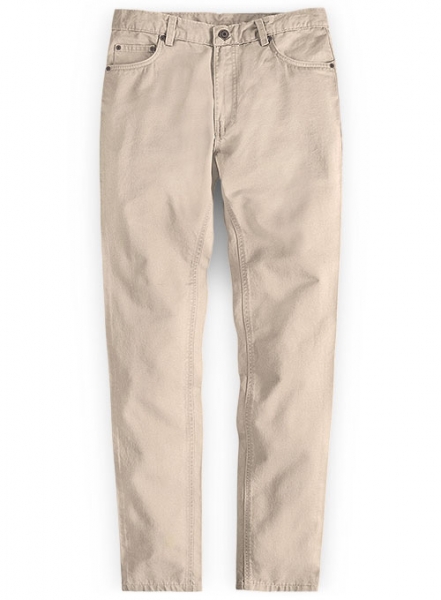 Heavy Khaki Chino Jeans