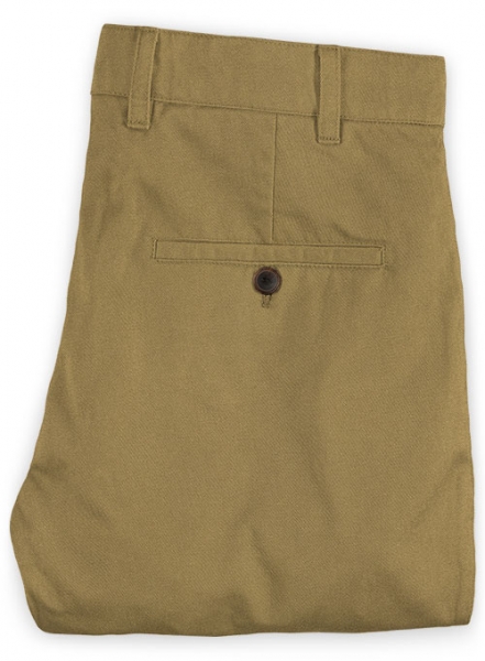 Tan Peach Finish Chinos