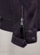 Ironwood Purple Biker Leather Jacket