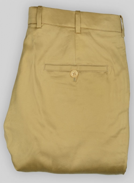 Khaki Fine Twill Formal Chinos