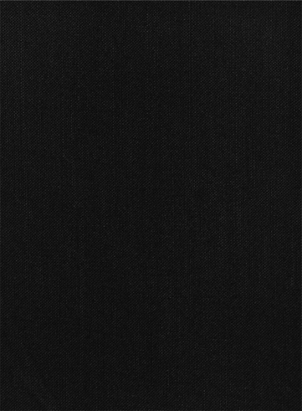 Washed Black Cotton Linen Shirt