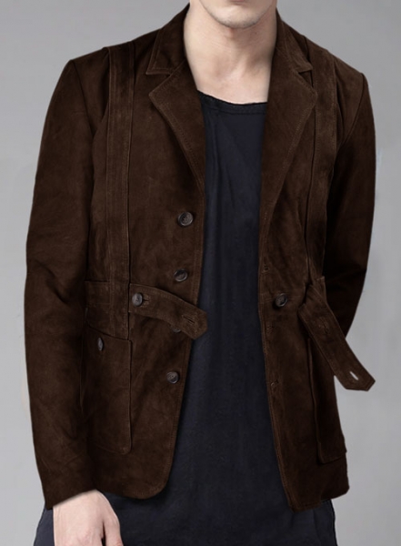 Safari Dune Suede Leather Blazer