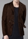 Safari Dune Suede Leather Blazer