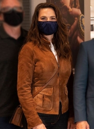 Hayley Atwell Mission Impossible Leather Jacket Hayley Atwell Mission Impossible Leather Jacket