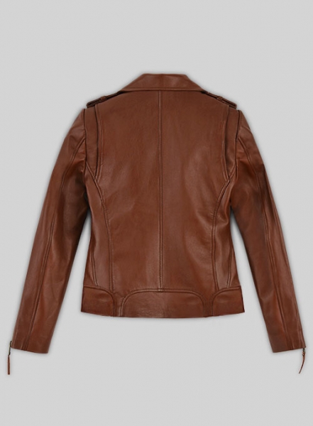 Tan Brown Jennifer Aniston Leather Jacket