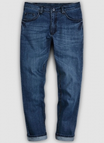 Slight Stretch Stone Wash Whisker Jeans - Look #782