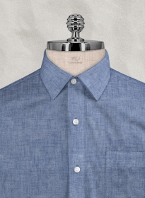 Solbiati Willow Blue Linen Shirt