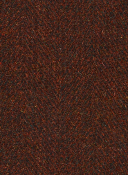Harris Tweed Wide Herringbone Rust Jacket