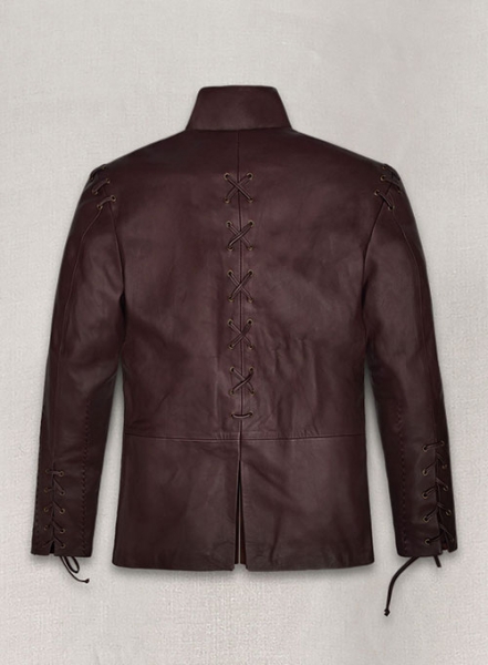 Wine Jamie Lannister GOT Leather Jacket
