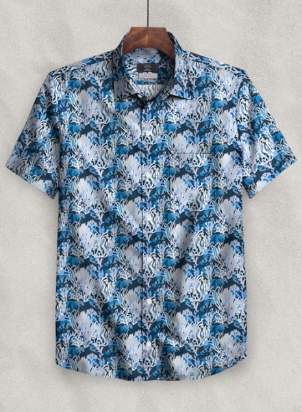 Liberty Solida Cotton Shirt - Half Sleeves
