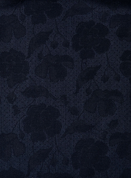 Graffiti Blue Flower Wool Pants