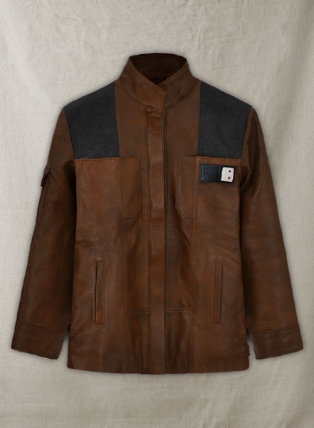 Spanish Brown Alden Ehrenreich Solo Leather Jacket