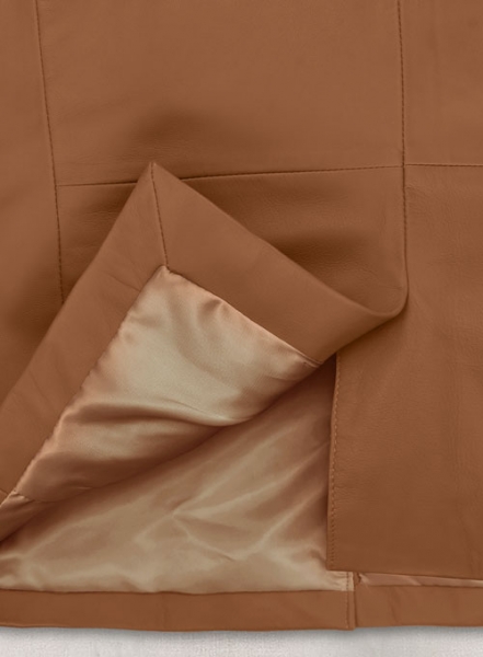 Soft Hunter Tan Leather Blazer