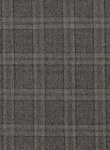 Reda Homme Gray Checks Pure Wool Jacket