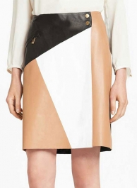 Patchwork Leather Skirt - # 458 Patchwork Leather Skirt - # 458