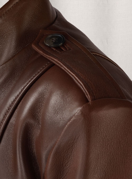 Spanish Brown Katherine Heigl Leather Jacket