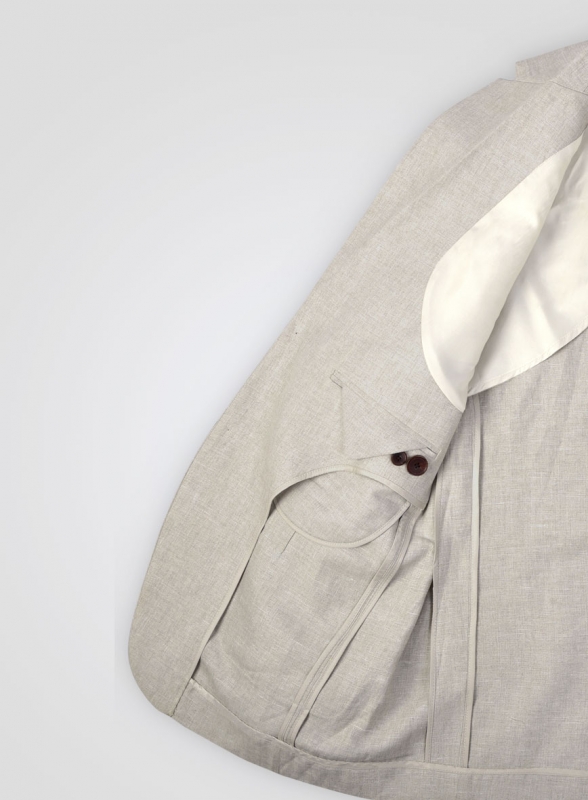 Italian Meadow Unstructured Linen Jacket