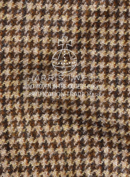 Harris Tweed Brown Houndstooth Suit