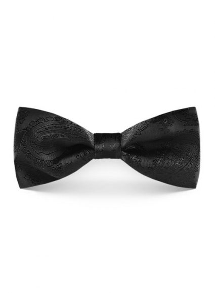 Paisley Bow - Black