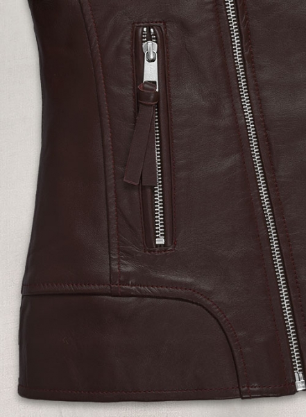 Burgundy Teenage Mutant Ninja Turtles 2 Megan Fox Jacket