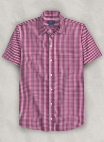 S.I.C. Tess. Italian Cotton Ricato Shirt - Half Sleeves