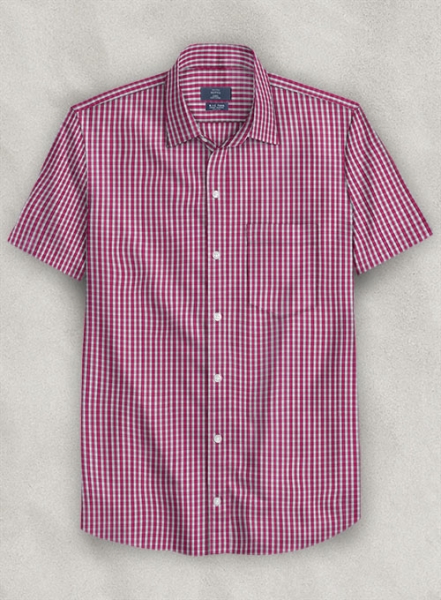 S.I.C. Tess. Italian Cotton Ricato Shirt - Half Sleeves